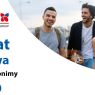 Grafika promująca ubezpieczenia firmy InterRisk z hasłem