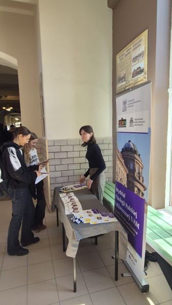 Wydziałowe stoisko.