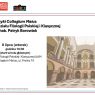 Grafika promująca zwiedzanie Collegium Maius prowadzone przez dr. hab. Patryka Borowiaka.
