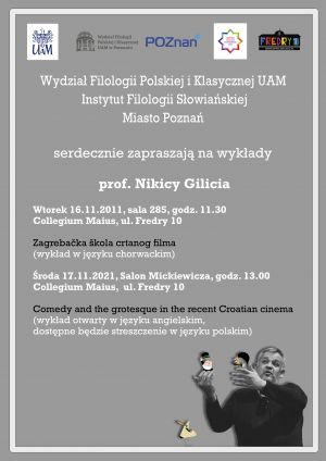 Wykłady prof. Nikicy Gilicia w ramach Tygodnia Filmu Chorwackiego