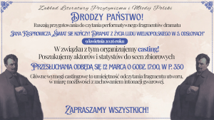 Wszystkie informacje z plakatu znajdują się w treści komunikatu.