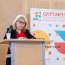 JM Rektor UAM prof. Bogumiła Kaniewska przemawiająca w Salonie Mickiewicza.