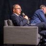 Prof. Kaźmierczak odpowiada na pytanie z publiki.