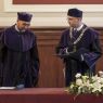 Dziekan WFPiK wita Prodziekana ds. współpracy międzynarodowej prof. Konrada Dominasa.